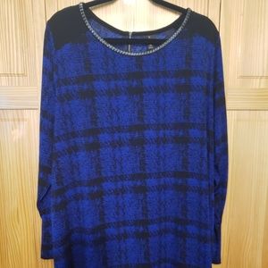 Womens Blouse with Decorative Neckline